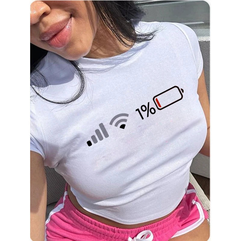 CZCCWD Women’s Sexy Slim-Fit O-Neck Tee – Summer 2024 Collection