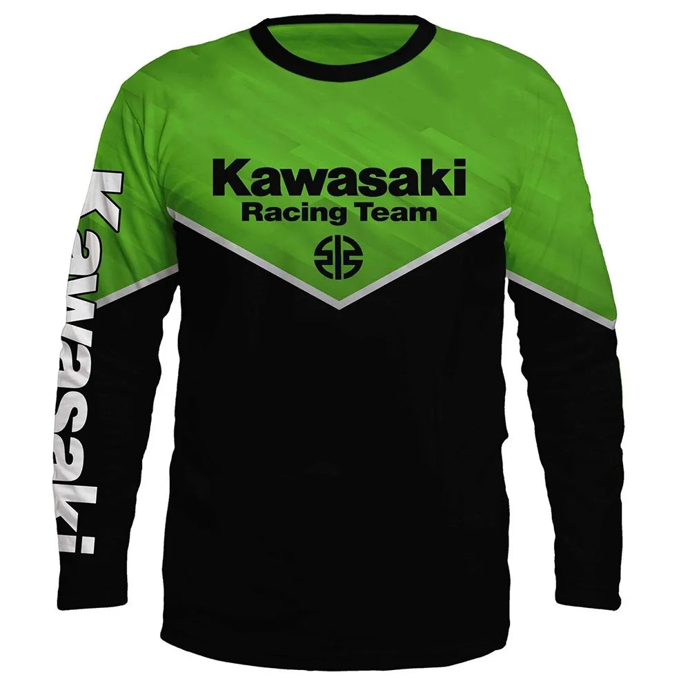 Kawasaki Unisex 100% Polyester Shirt – Comfortable &amp; Durable for All Seasons