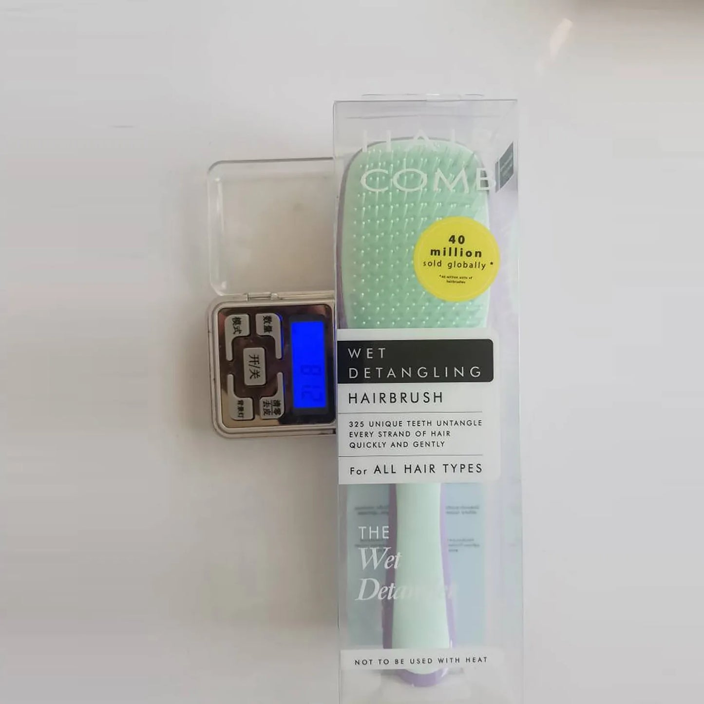 Loop Hair Brush – Detangling Plastic Brush for All Hair Types