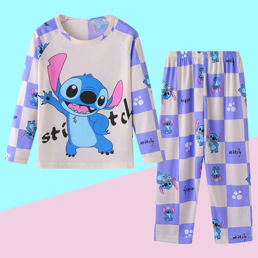 Disney Kids' Cartoon Pajamas – Winter Collection for Ages 4-6