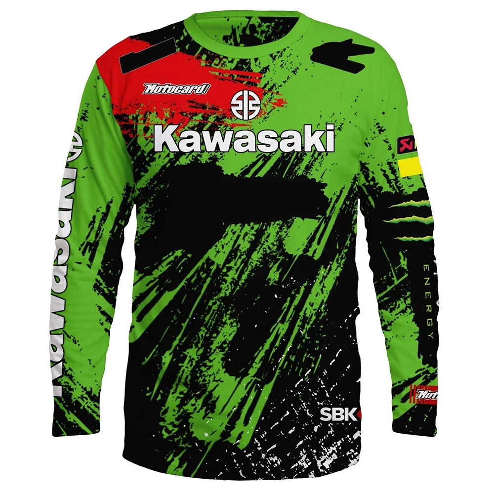 Kawasaki Unisex 100% Polyester Shirt – Comfortable &amp; Durable for All Seasons