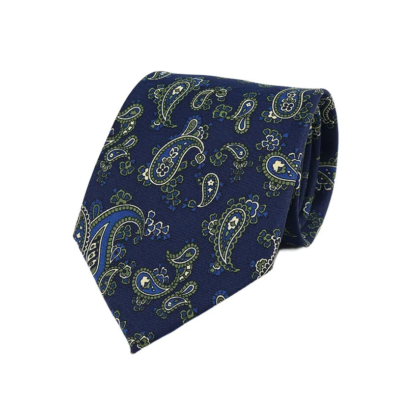 IANTHE Paisley Silk Neck Tie