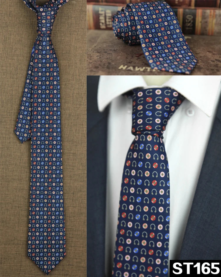 NoEnName_Null Silk Animal Pattern Neck Tie