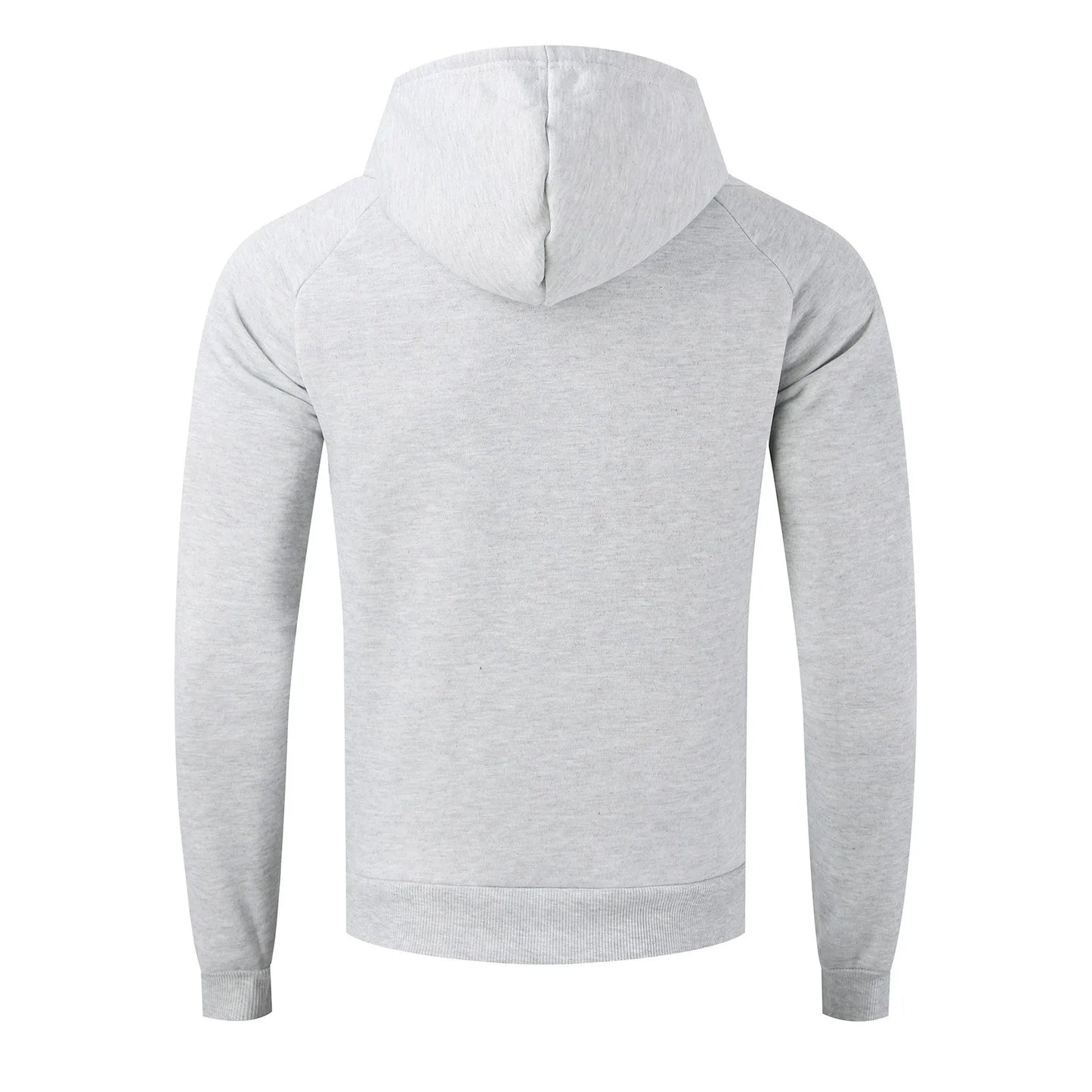 NoEnName_Null Men's Casual Zipper Hoodies – Spring Collection, Short Sleeve, Detachable Hood