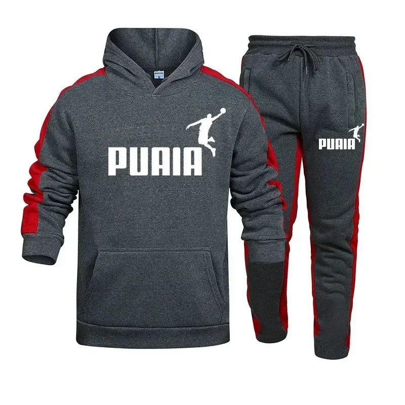 Men Sets Tracksuit Sweatshirts and Sweatpants Two Piece Set Jogging Sportwear Suits