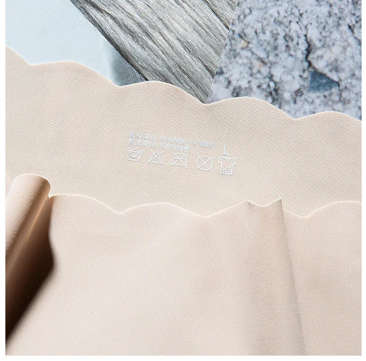 SP&CITY Soft Wavy Side Seamless Panties For Women Satin Menstrual Underwear Sexy Solid Breathable Thongs Briefs Female Lingerie