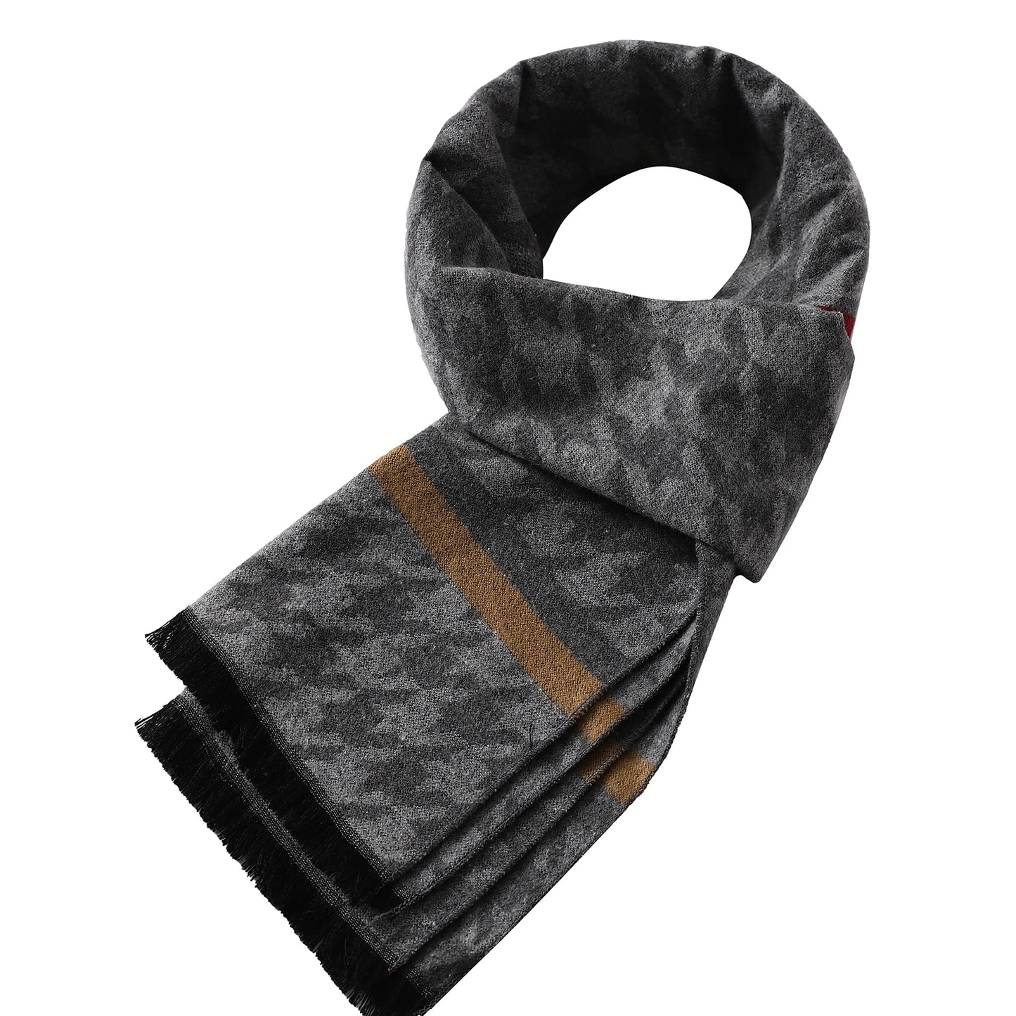 Men's Business Wraps Shawls Autumn Cashmere Long Winter Pashmina Thick Warm Scarf