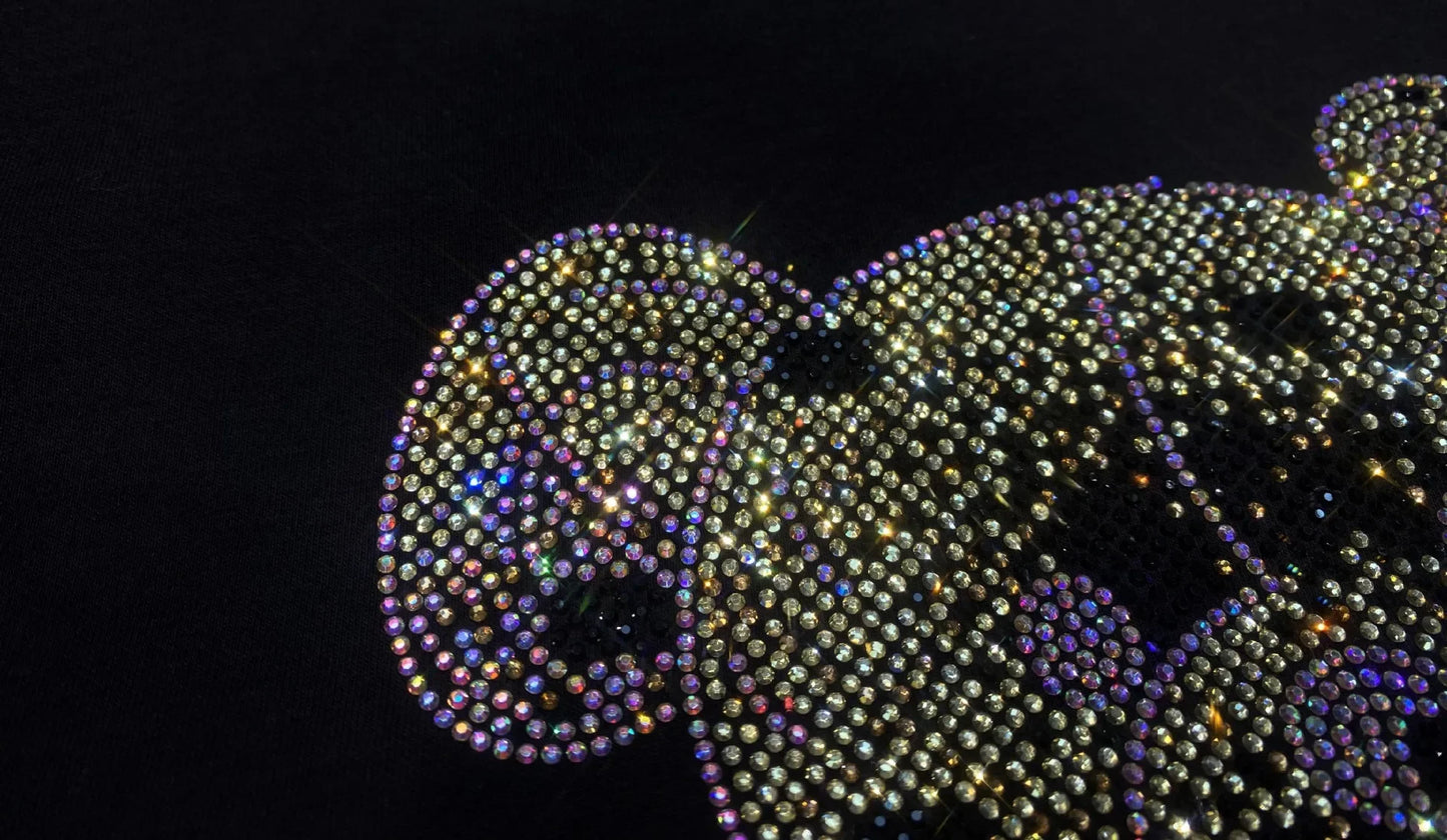 NoEnName_Null Casual Autumn/Winter Cartoon Pattern Pullover Set with Drawstring Waist and Pockets  &nbsp;