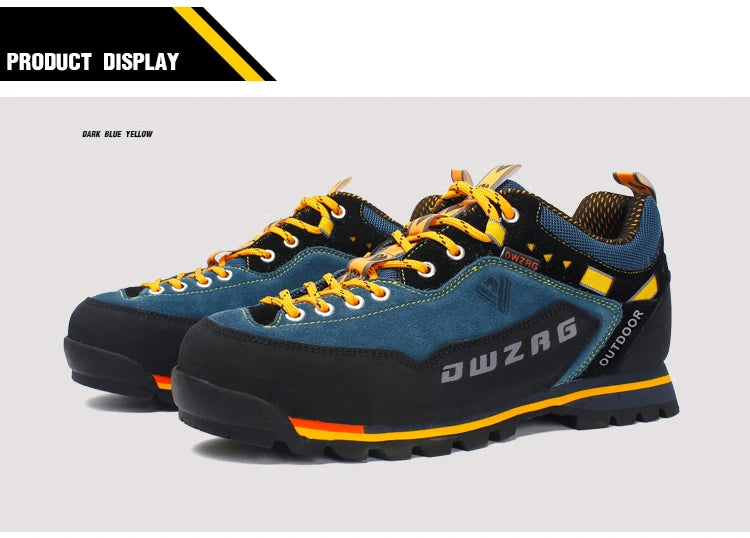 Men Sneakers Waterproof Mountain Hiking Outdoor Sport Shoes.