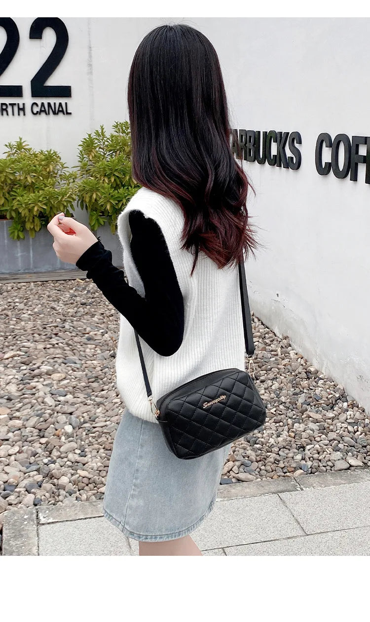 New Arrival Women's Small Crossbody Bag PU Leather Messenger Bag