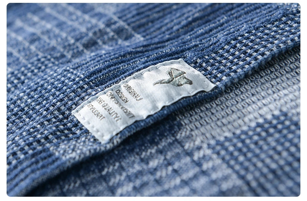 Summer cargo shirts men fashion short sleeve shirt workwear Tops loose Casual jeans for Young men