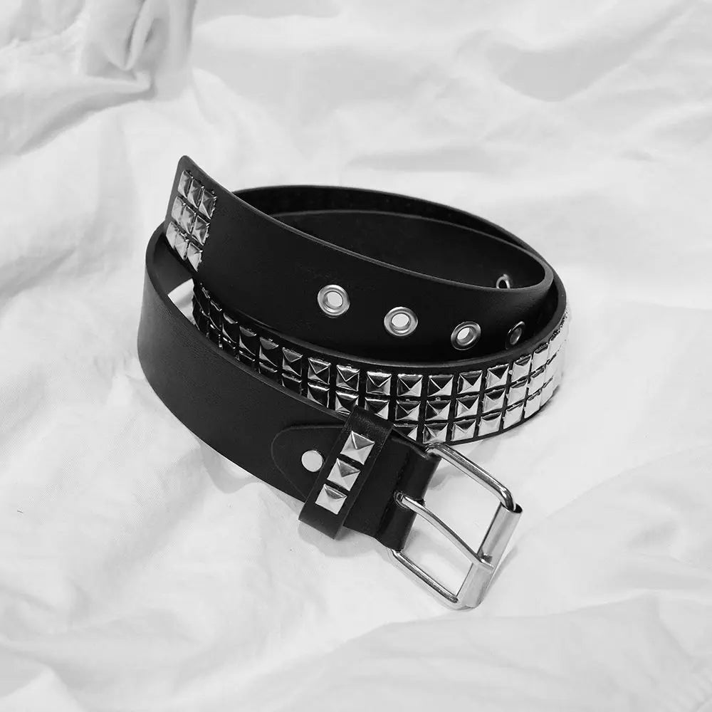 Fashion Plaid Metal & PU Belt for Women – Stylish & Durable