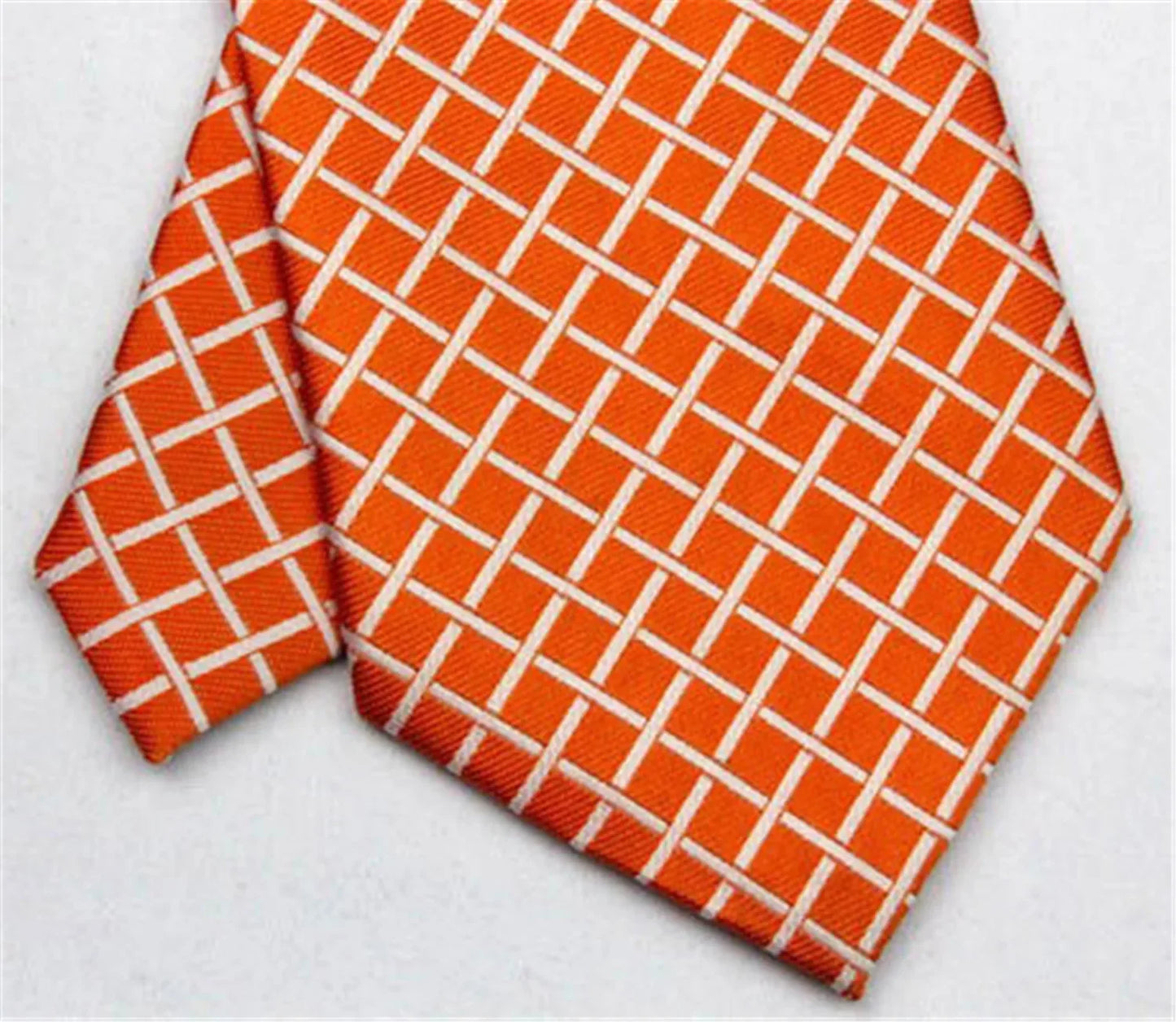 NoEnName_Null Silk Plaid Neck Tie