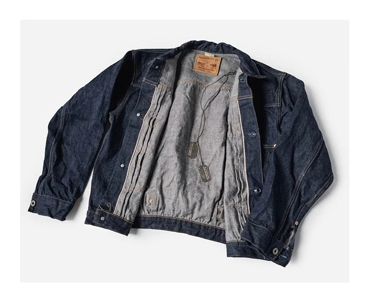 Rugged Bronson 44806XX Jean Jacket  Model Blue Selvage Denim Blouse S506XX