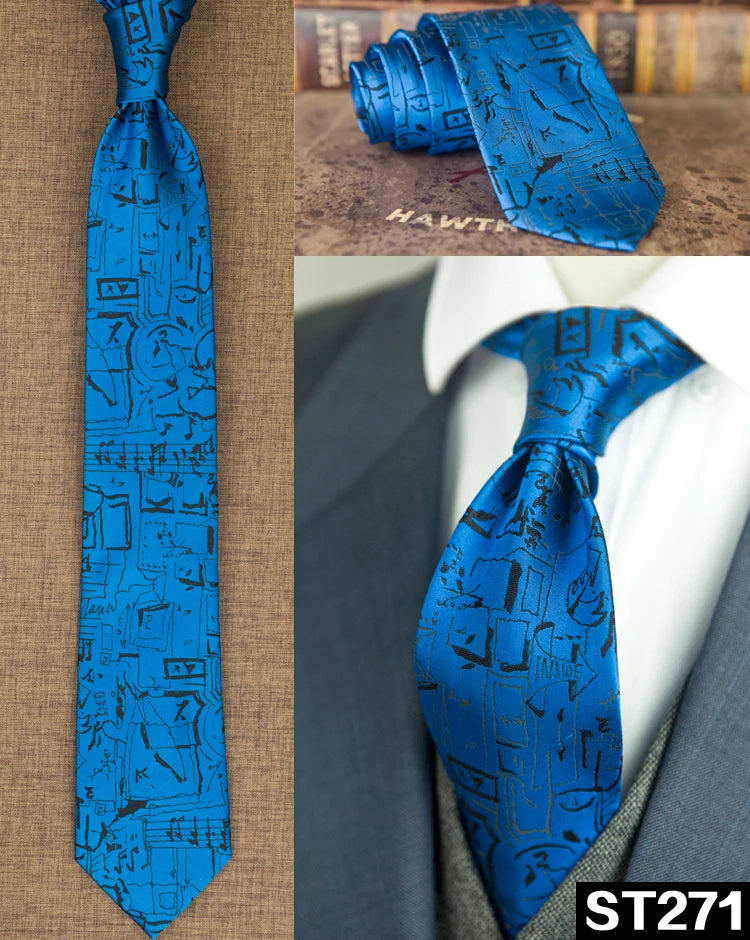 NoEnName_Null Silk Animal Pattern Neck Tie