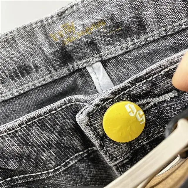 Fashionable Summer Autumn Luxury Cotton Trousers for Men Slim Solid Jeans with Stretch Classic Casual and Formal Wear Grey Jeans