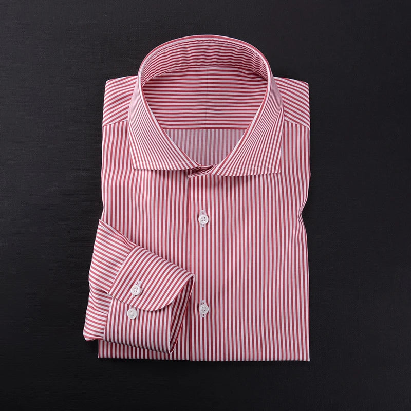 Men's Striped Formal Cotton Shirt