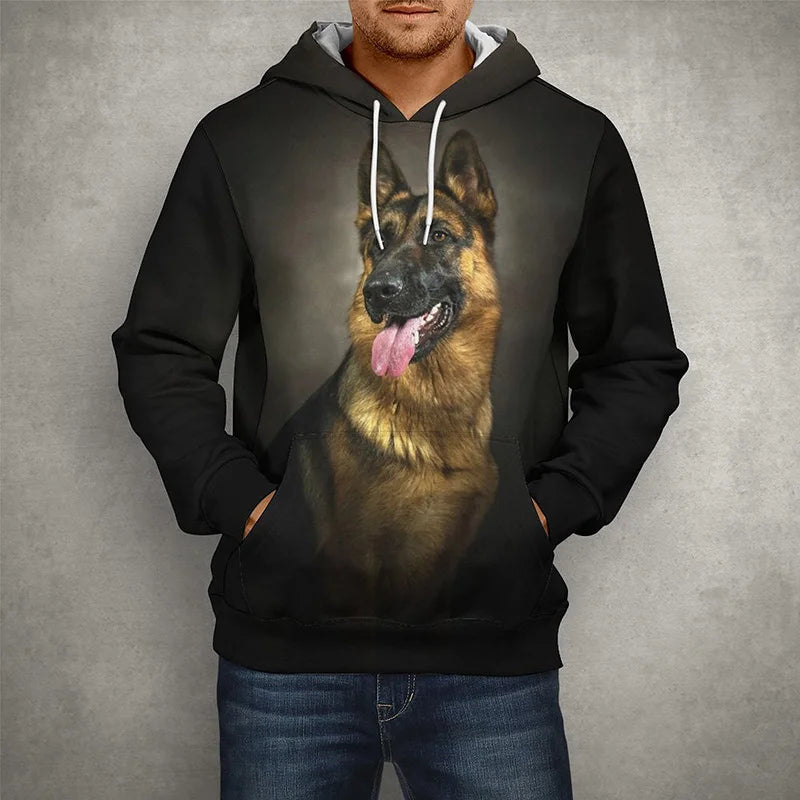 Funny PugDog 3D Print Men and Women Hoodies Autumn And Spring Oversize Jackets