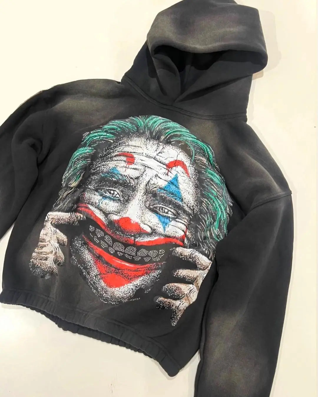 Harajuku tracksuit men clown print Hoodies Sweatshirt