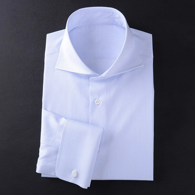 Men's Striped Formal Cotton Shirt