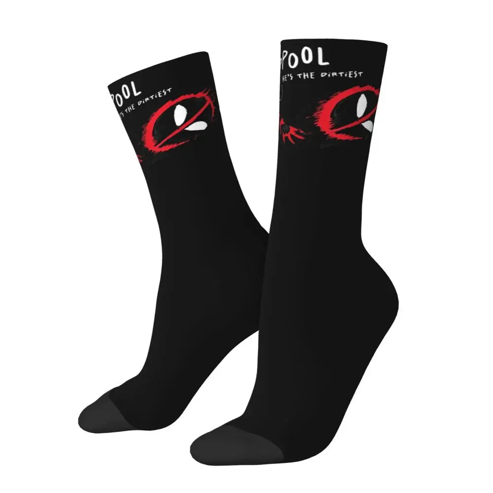 MINISO Deadpool Cosplay Socks - Unisex Movie &amp; TV Accessories