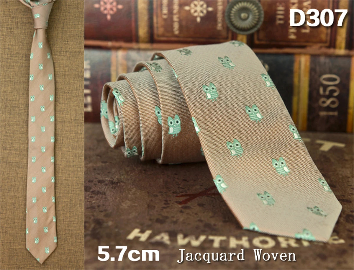 NoEnName_Null Silk Animal Pattern Neck Tie