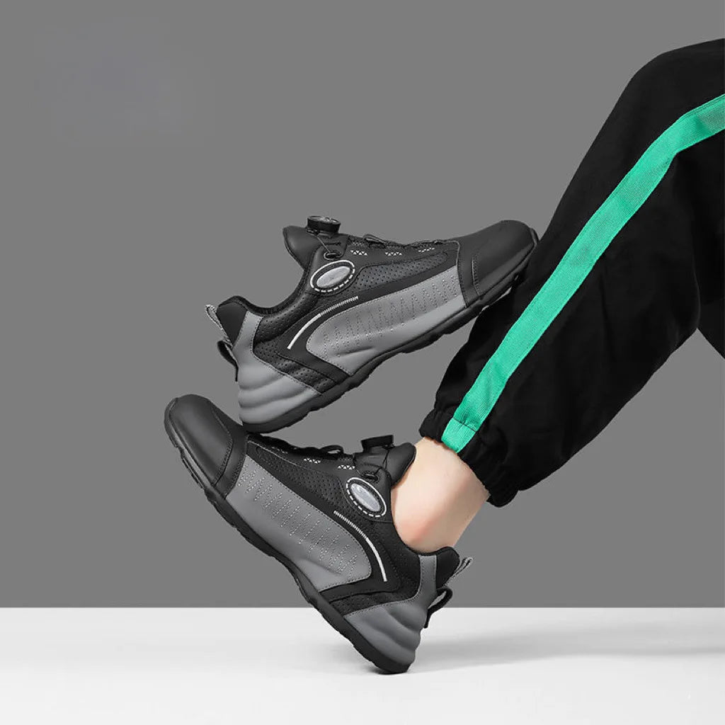 SBIP Microfibre Patchwork Button-Closure Casual Shoes - Stylish Comfort for Spring &amp; Autumn