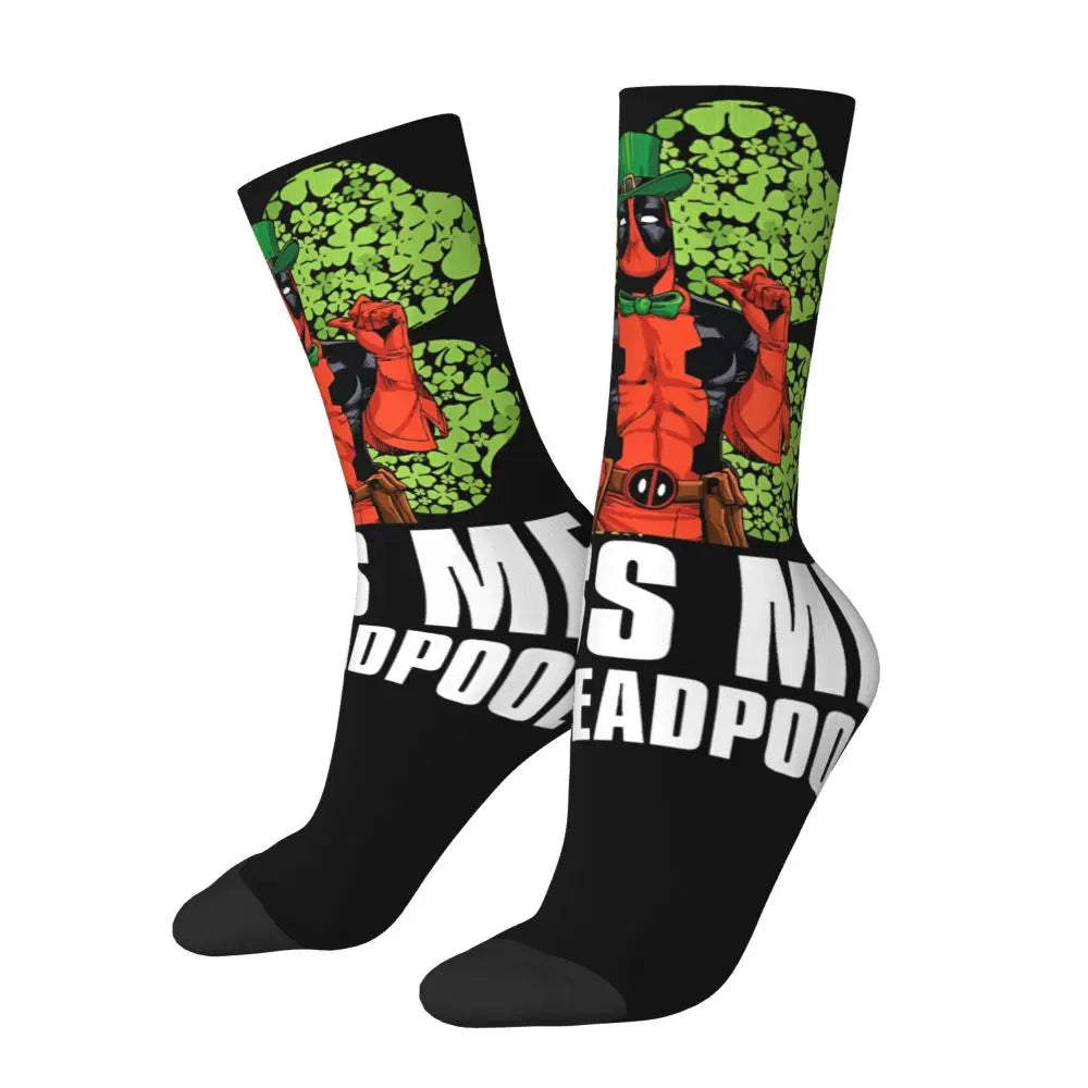 MINISO Deadpool Cosplay Socks - Unisex Movie &amp; TV Accessories