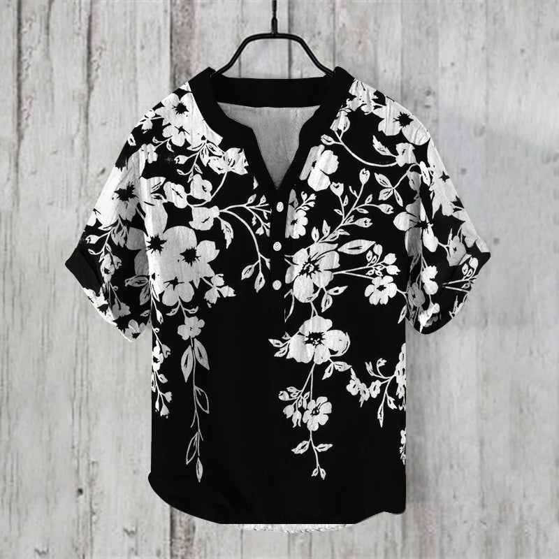 Men’s Casual Polyester O-Neck Short Sleeve Quick Dry T-Shirt