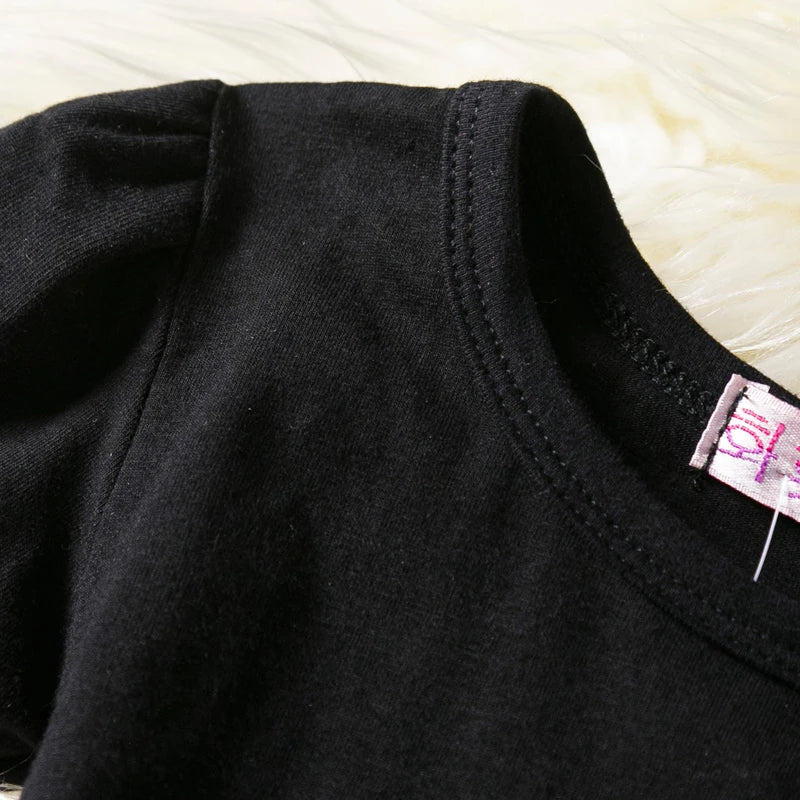 RBVH Baby Girl’s A-Line Polka Dot Dress with Bow – All-Season Fashion