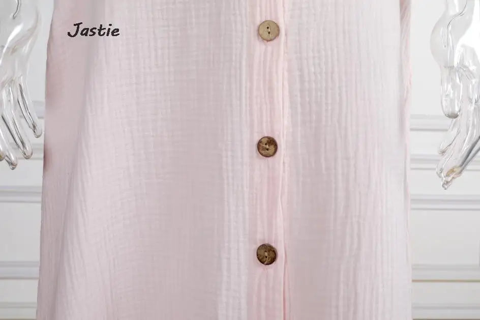 JASTIE Women's Casual A-Line Sleeveless Jersey Dress – Mid-Calf Length, Spring/Summer Style