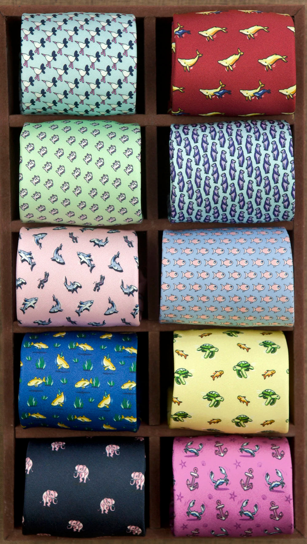 NoEnName_Null Silk Animal Pattern Neck Tie