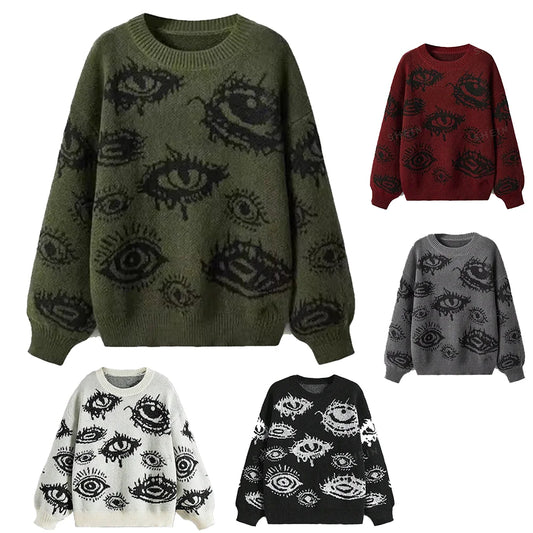 Winter clothes women vintage clothing long sleeve tops Oversize