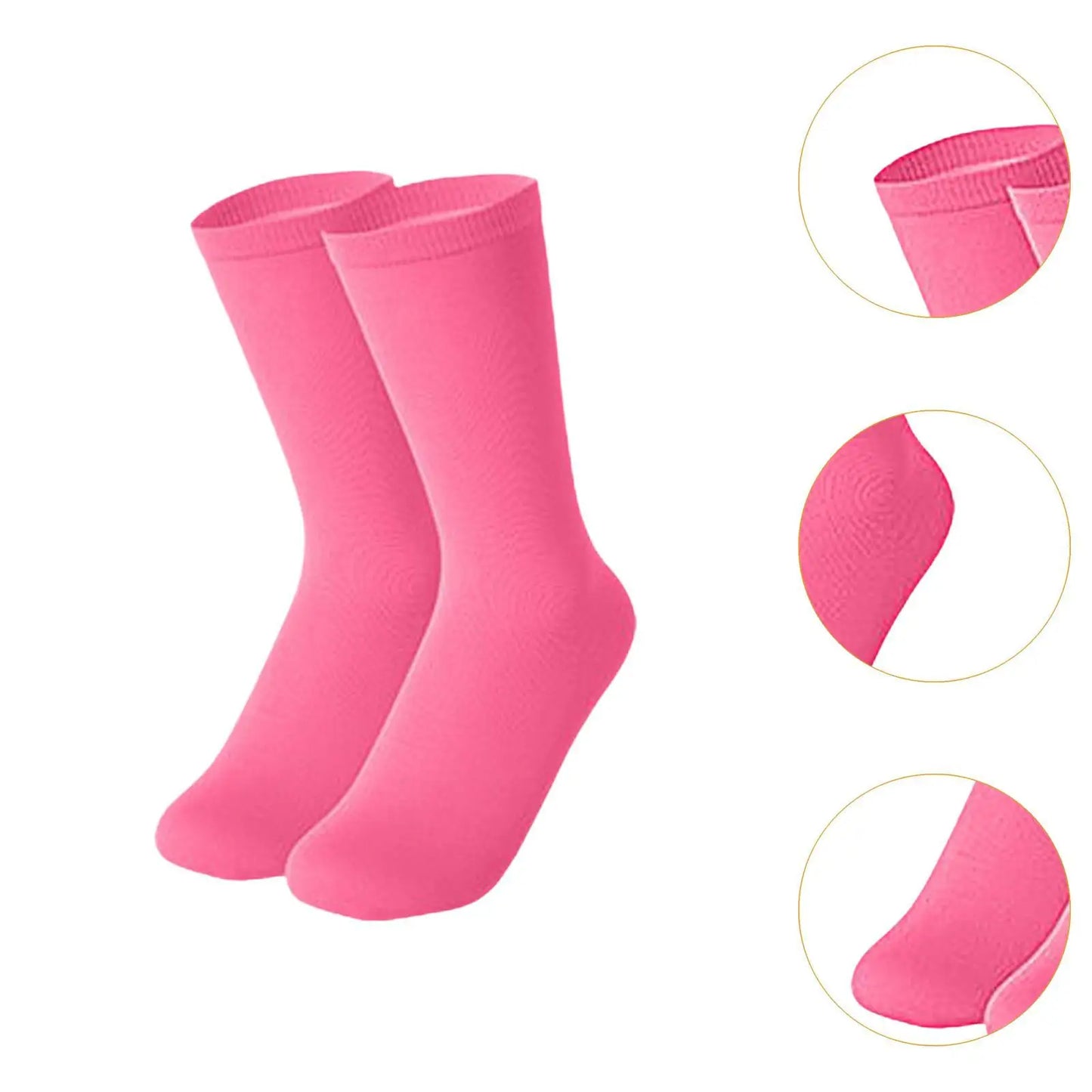 Ice Skating Socks, Figure Skating Socks, Roller Skating Socks, Elastic Comfortable Cotton Knee High Socks for Students