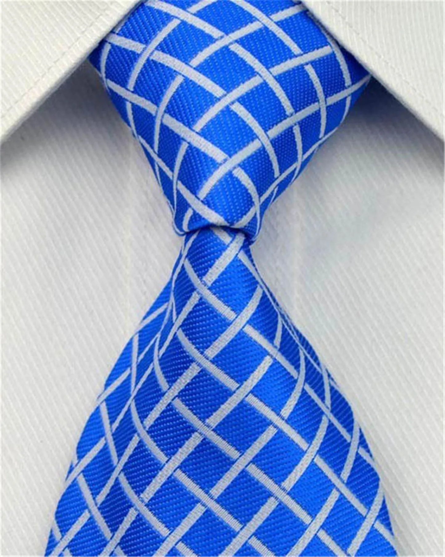 NoEnName_Null Silk Plaid Neck Tie