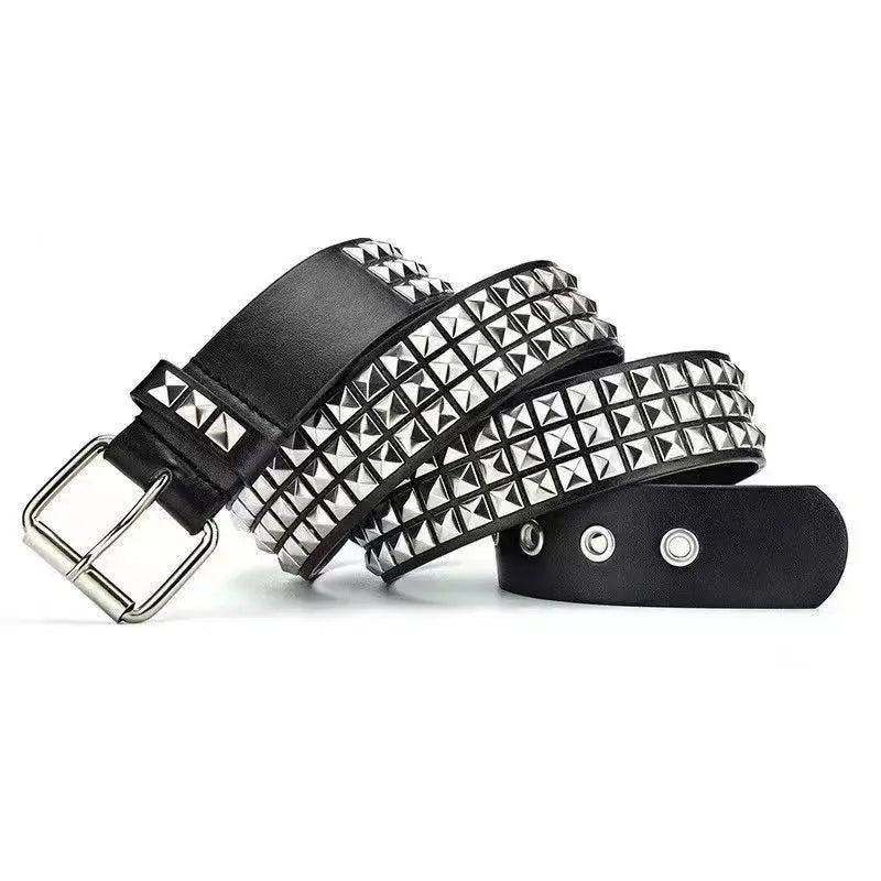 Fashion Plaid Metal & PU Belt for Women – Stylish & Durable