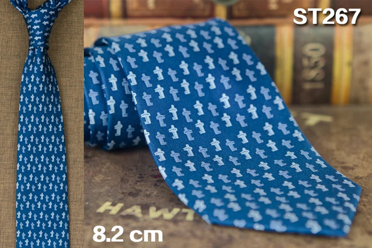 NoEnName_Null Silk Animal Pattern Neck Tie