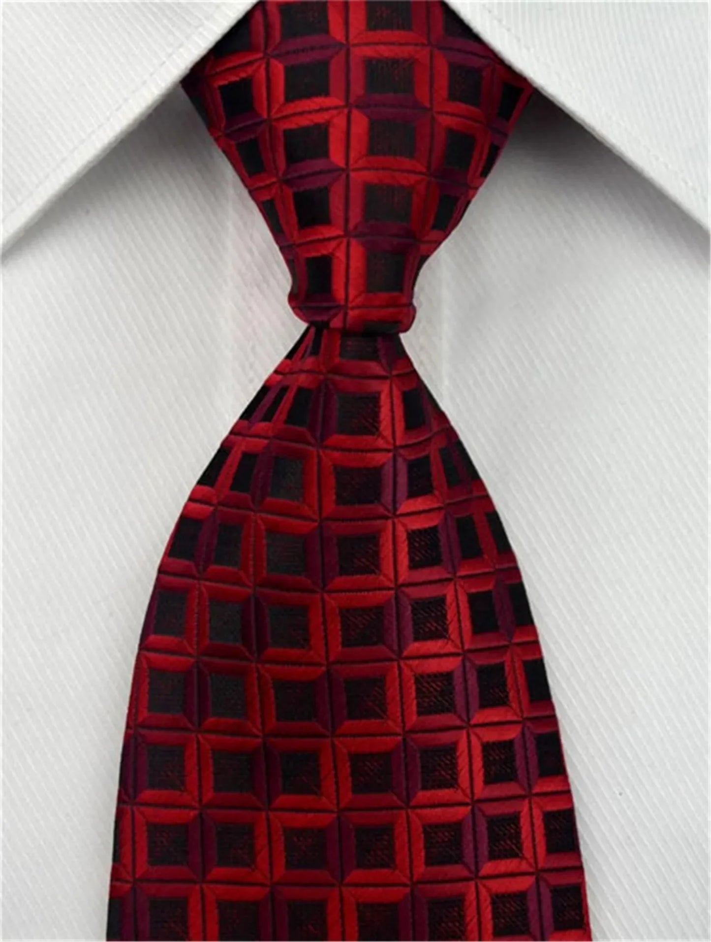 NoEnName_Null Silk Plaid Neck Tie