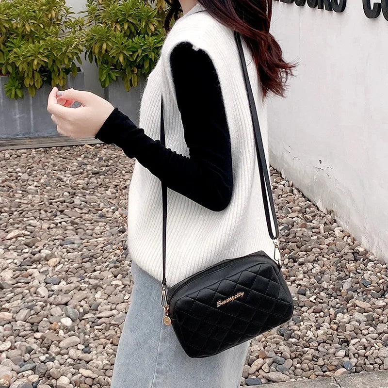 New Arrival Women's Small Crossbody Bag PU Leather Messenger Bag