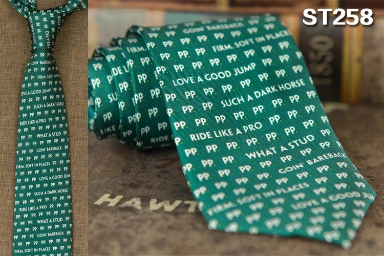 NoEnName_Null Silk Animal Pattern Neck Tie