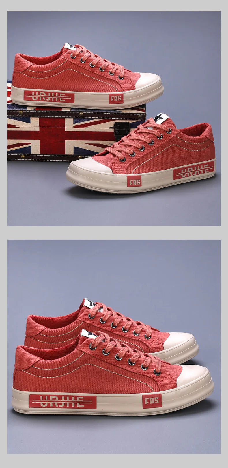 Feerldi Women’s Lace-Up Canvas Casual Shoes – Lightweight, Sweat-Absorbent, Durable for Summer