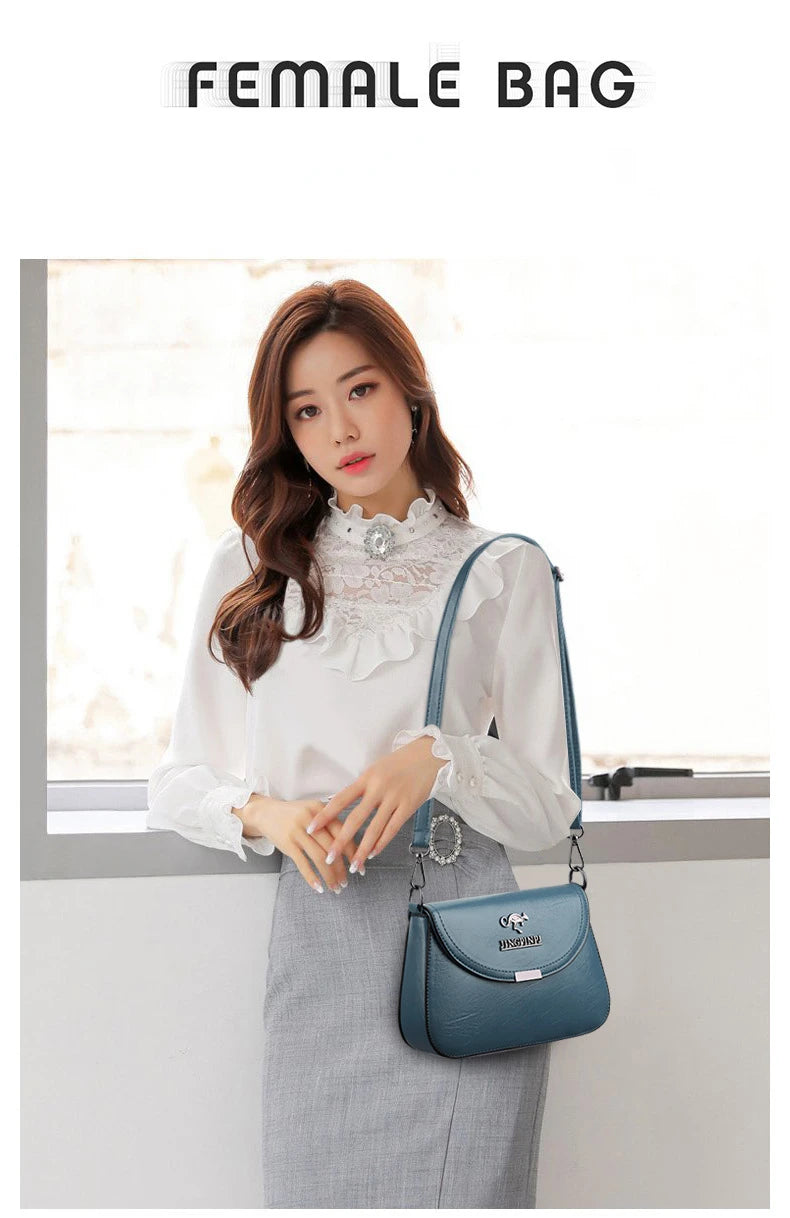 Women Bag Shoulder Small Square Crossbody Trendy Messenger Mini Korea and Japan Mobile Phone Bag Cute Side Purse