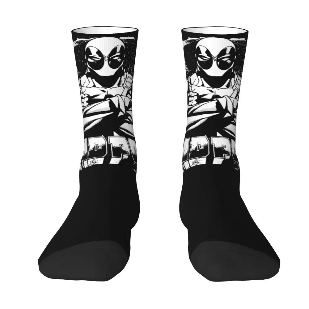 MINISO Deadpool Cosplay Socks - Unisex Movie &amp; TV Accessories