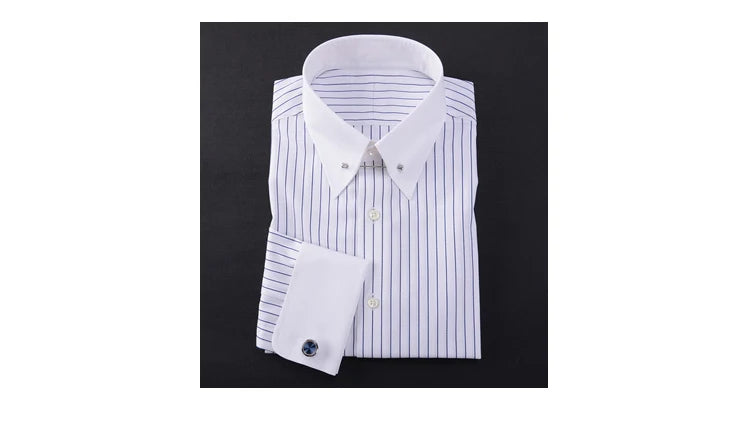 Men's Striped Formal Cotton Shirt