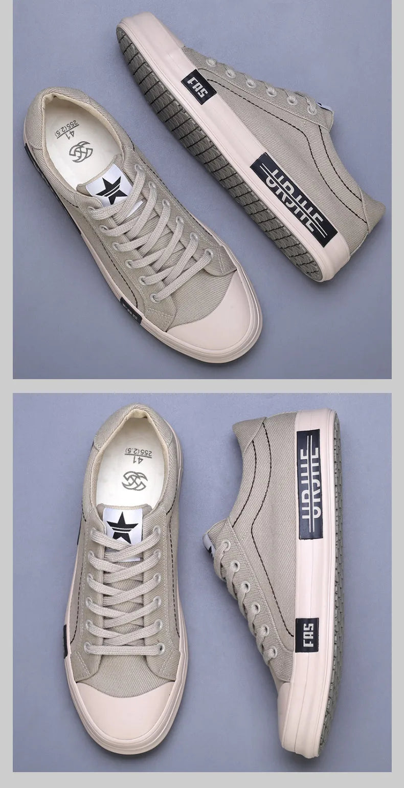 Feerldi Women’s Lace-Up Canvas Casual Shoes – Lightweight, Sweat-Absorbent, Durable for Summer