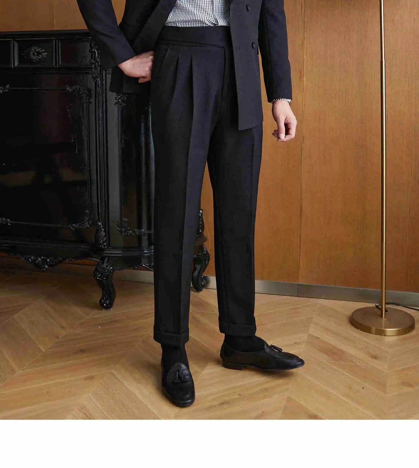 High Quality Double Breasted Suit 2 Pieces designed for Wedding, as well as for Business Formal Casual  Office.