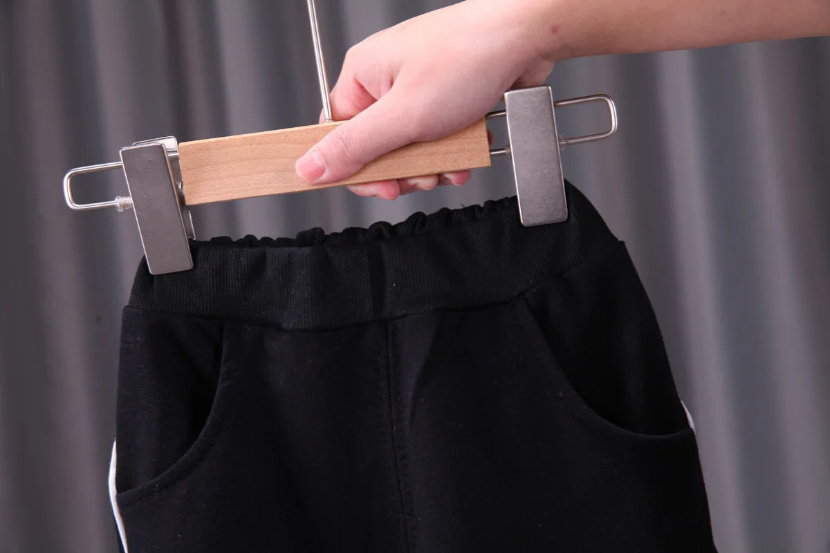 NoEnName_Null Boys Animal Print Pullover Coat Set (Ages 1-5Y) – Comfortable &amp; Stylish for Spring