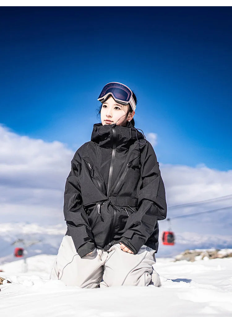 Gsou Snow Waterproof and Warm Adult Ski Jacket - High Breathability, -30°C Protection, Available in Multiple Sizes
