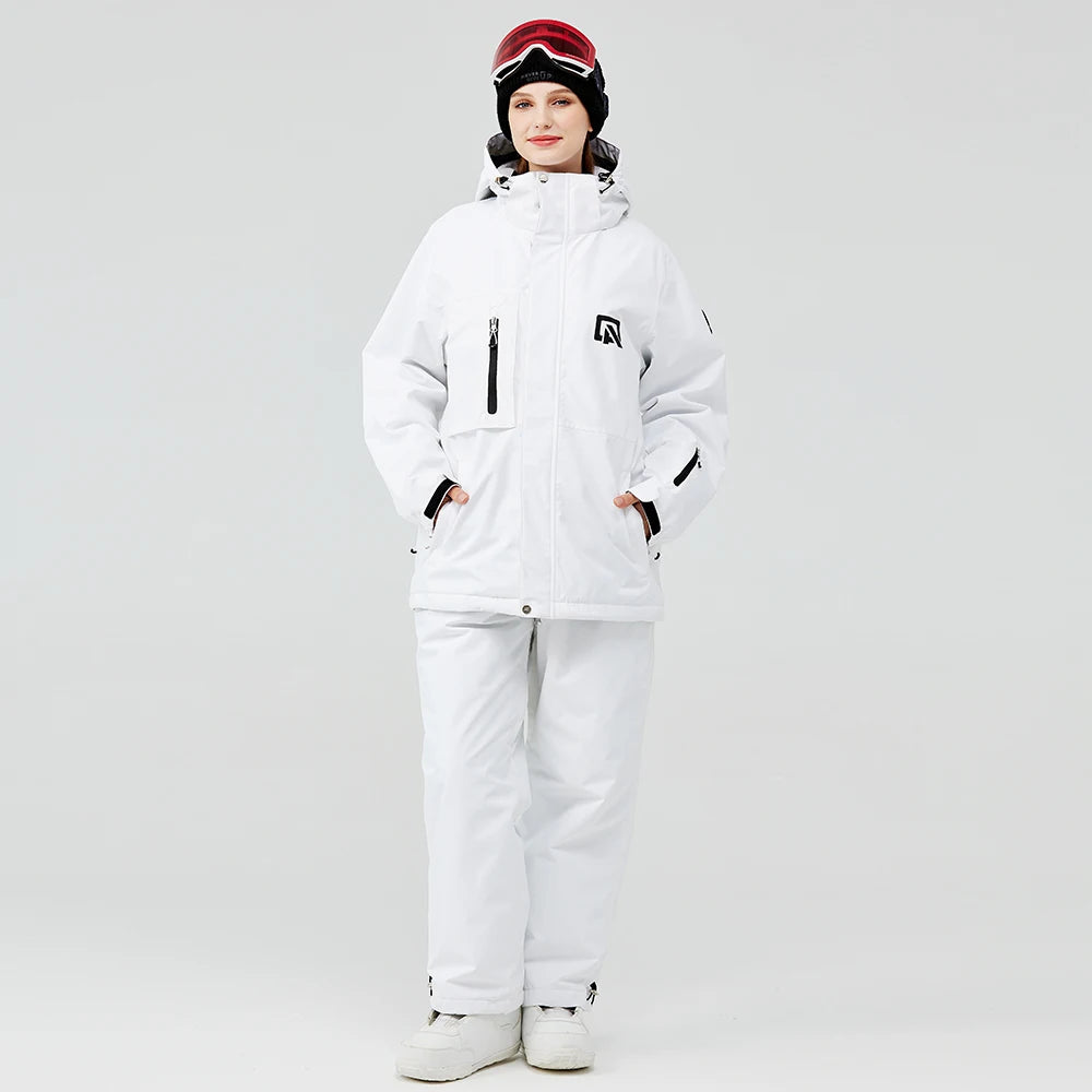 2024, Waterproof Ski Suit for Men and Women, Snowboarding Clothing, Outdoor Sets, Jackets and Pants,