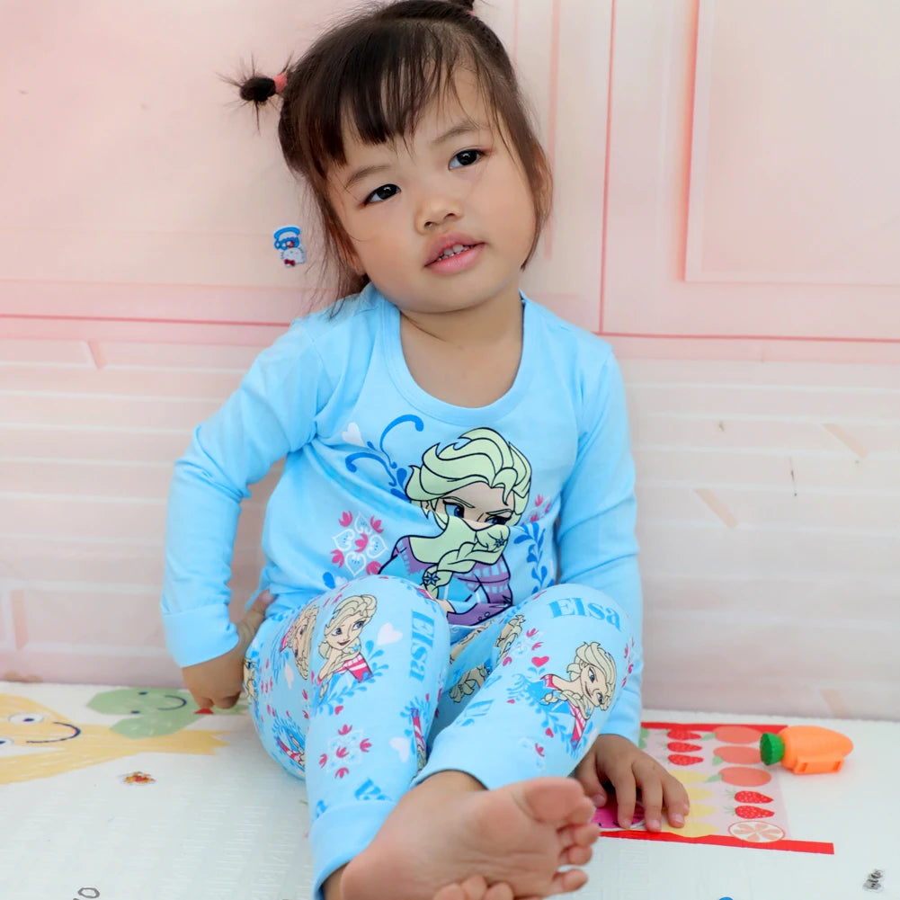 Disney Unisex Cartoon Pajamas for Kids (Ages 4-6Y) – Soft Cotton, Fun &amp; Comfortable for All Seasons